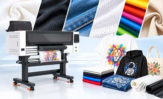 How Does a 60cm DTF Printer Adapt to Various Fabric Materials?